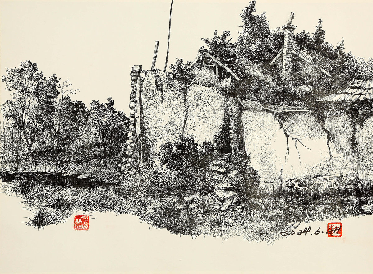 ”九九重阳 翰墨丹青“第四届中国老年书画展作品集（三）